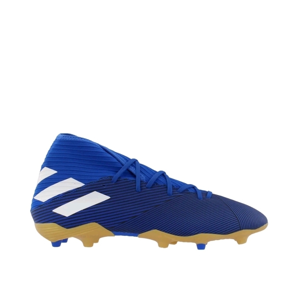 Adidas Nemeziz‎ 19.3 FG Soccer Cleats Mens 6 Blue Gold F99954 Firm Ground Boots